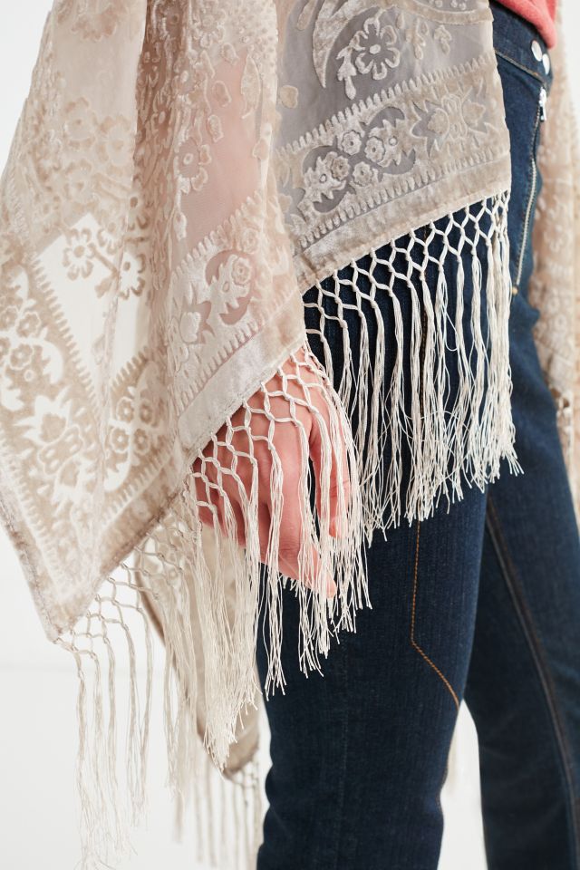 Echo Velvet Burnout Kimono #2