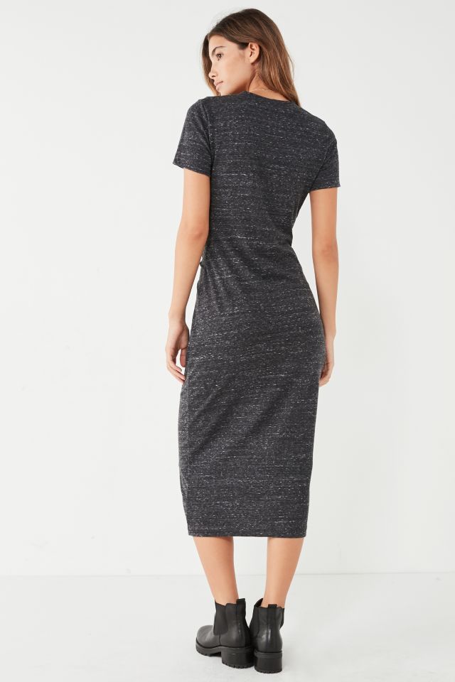 UO Knot-Front Midi T-Shirt Dress #1