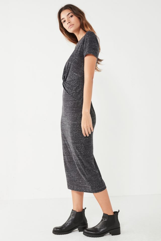 UO Knot-Front Midi T-Shirt Dress #5