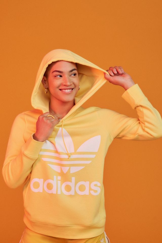 Light yellow adidas hoodie hot sale