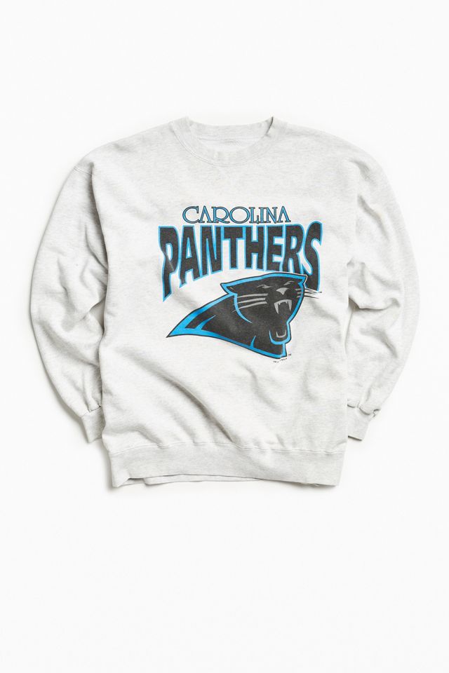 Vintage Carolina Panthers Grey Crew Neck Sweatshirt