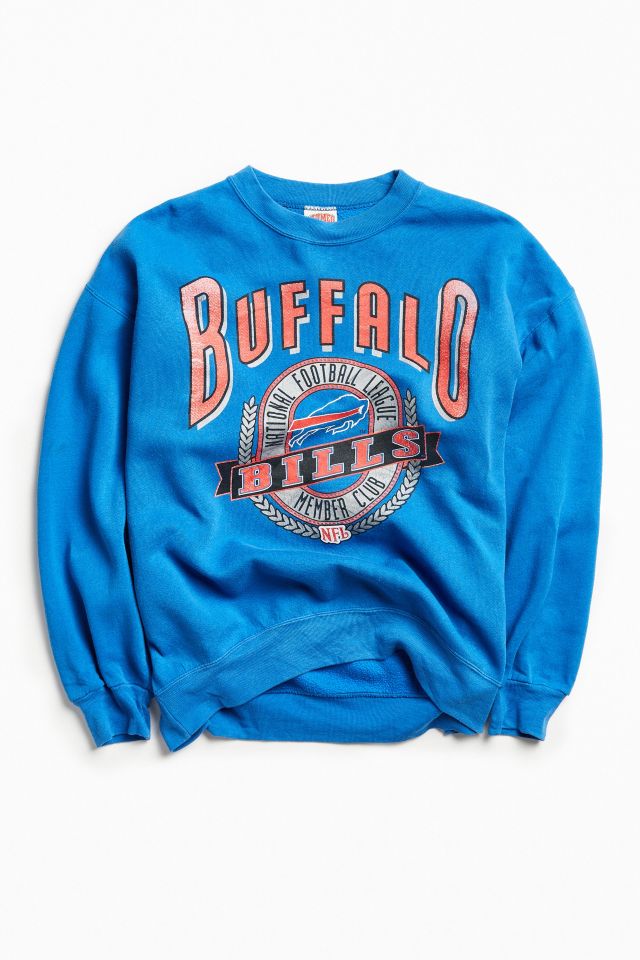 Vintage Buffalo Bills Blue Crew Neck Sweatshirt
