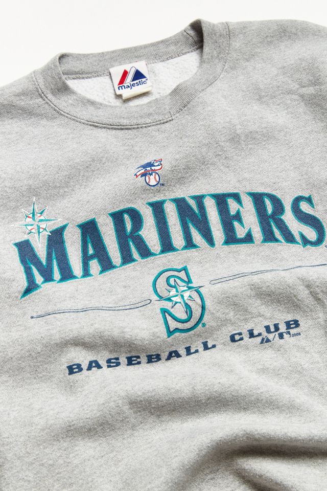 Vintage Seattle Mariners Grey Crew Neck Sweatshirt #2
