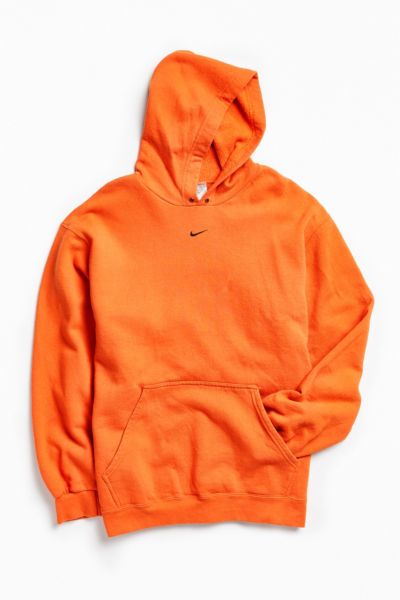 nike neon orange hoodie