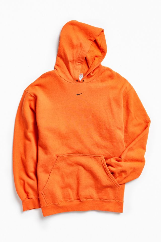 Náutico Pasado Problema Vintage Nike Orange Logo Hoodie Sweatshirt | Urban Outfitters