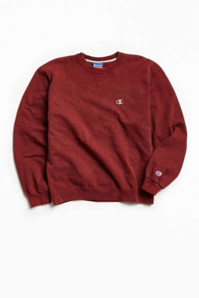 Champion small logo high neck sweatshirt in red