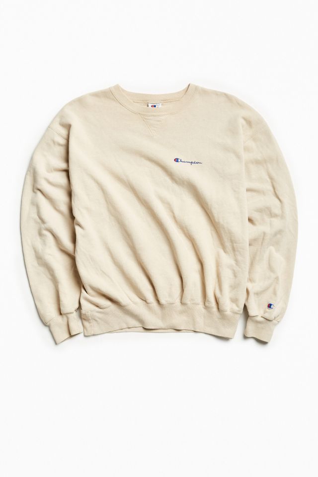 Champion best sale crewneck beige