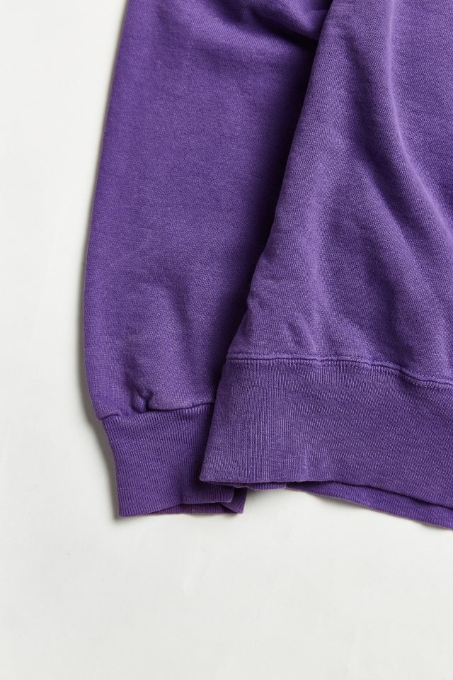 Vintage Champion Purple Script Logo Crew Neck Sweatshirt #5