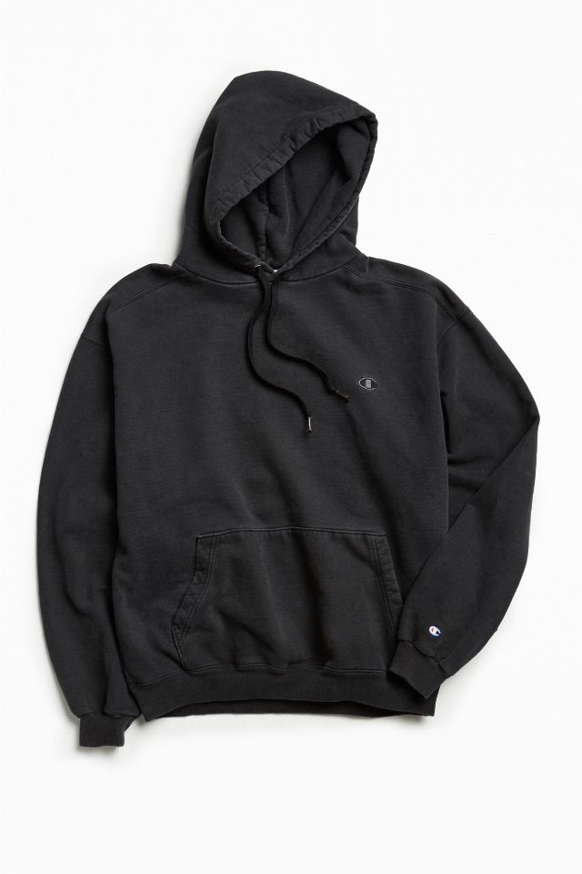 Vintage Black Logo Hoodie Sweatshirt Urban Outfitters