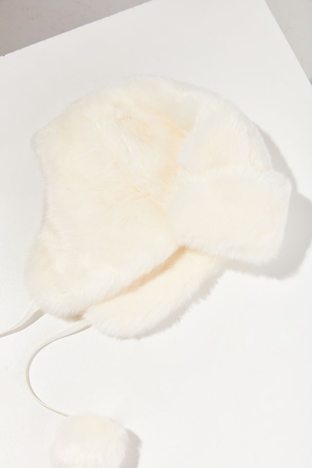 Chapeau de trappeur pelucheux en fausse fourrure #3