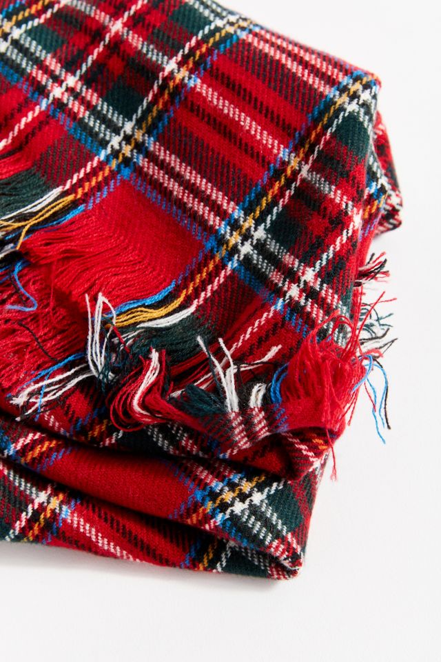 Classic Tartan Square Blanket Scarf #2
