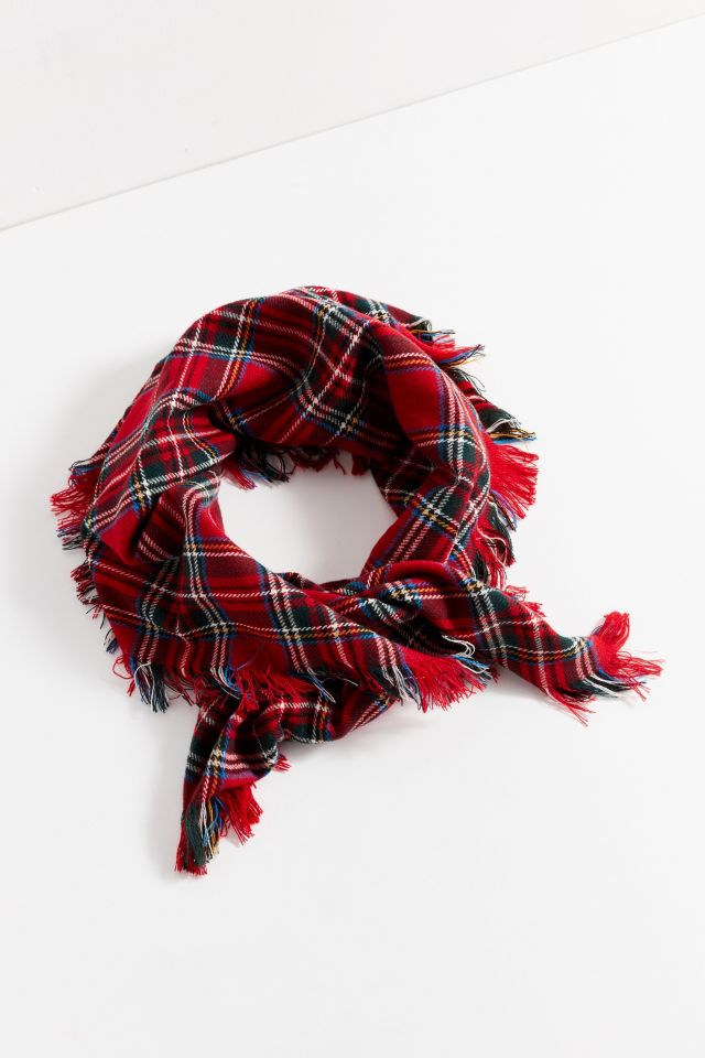 Classic Tartan Square Blanket Scarf #3
