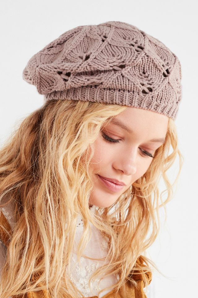 Open Knit Beret | Urban Outfitters display picture 1