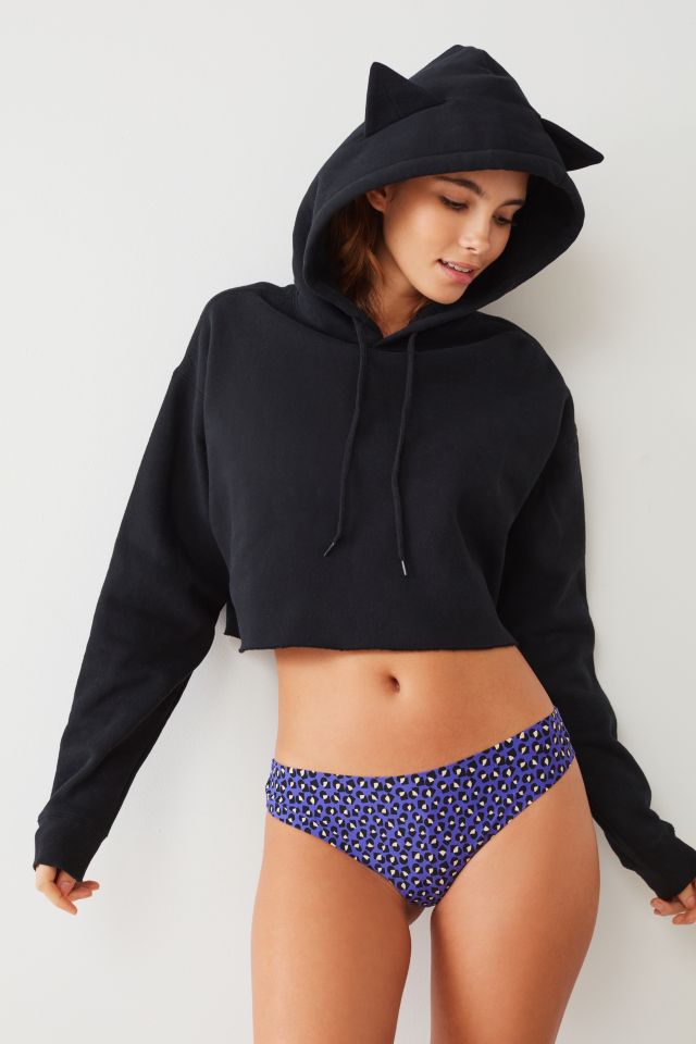 Urban outfitters cropped sweatshirt sale