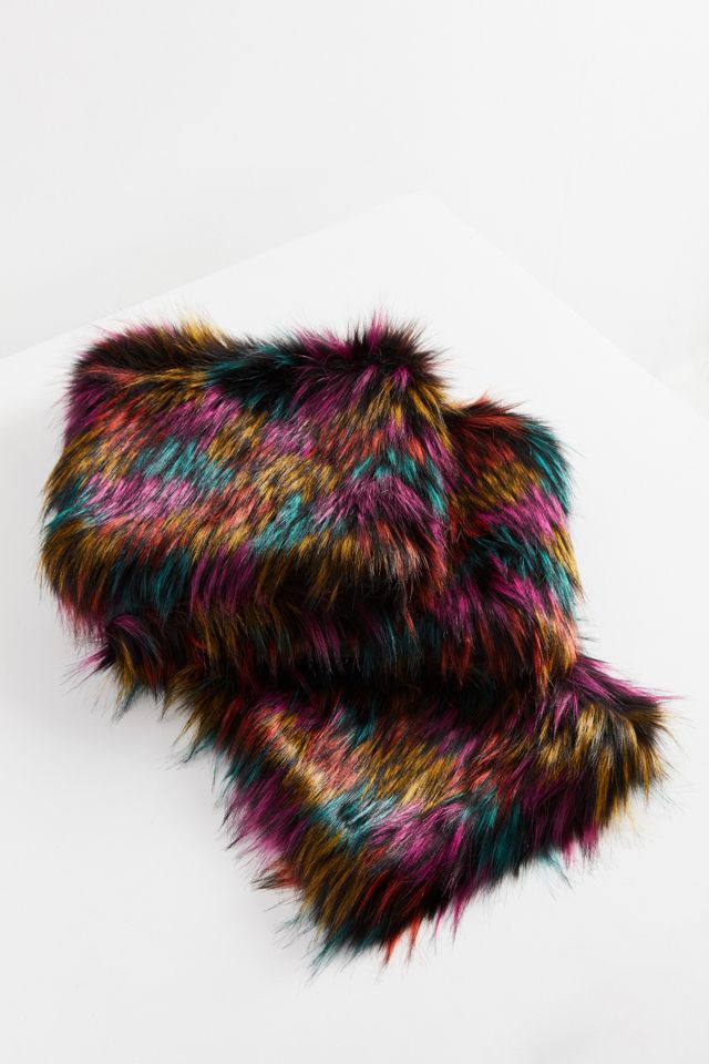 Faux Fur Pocket Scarf #1