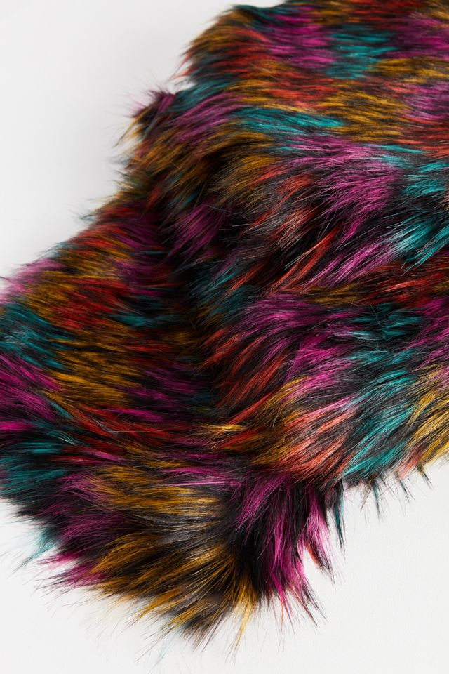 Faux Fur Pocket Scarf #2