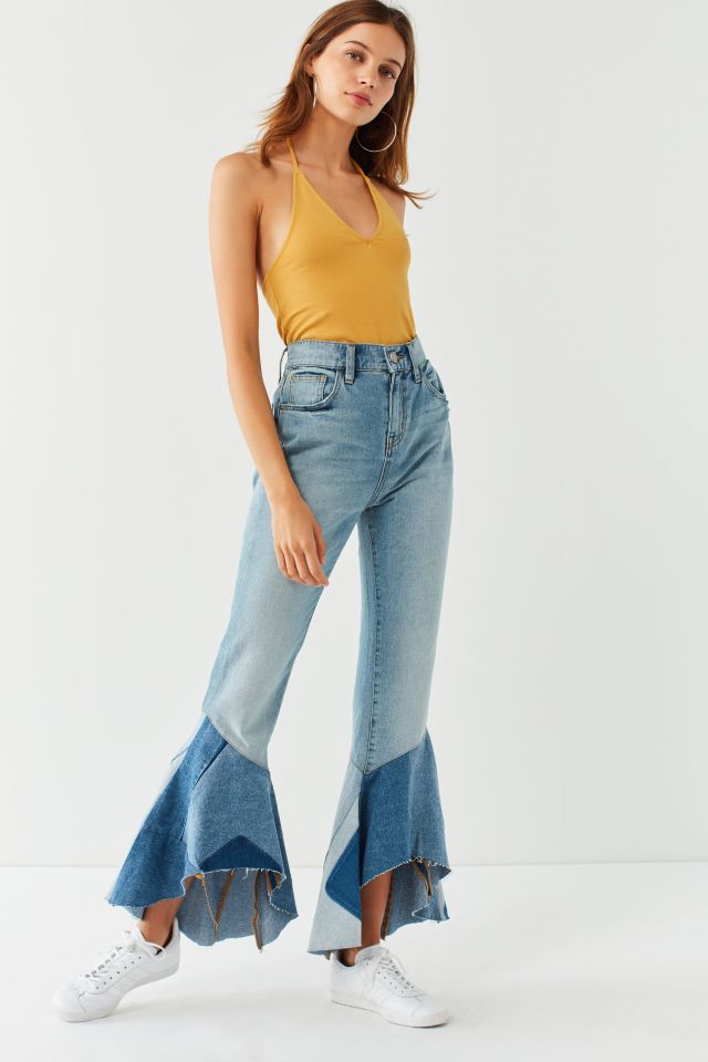 UO Dion Plunging Halter Tank Top #1