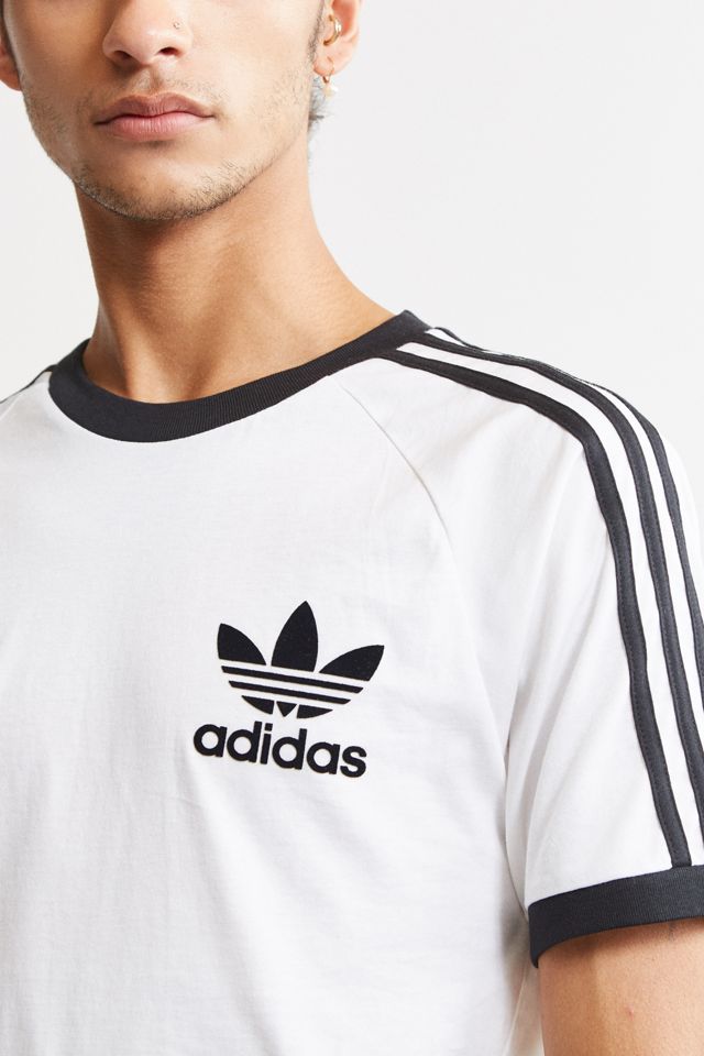 adidas California White + Black Tee | Urban Outfitters