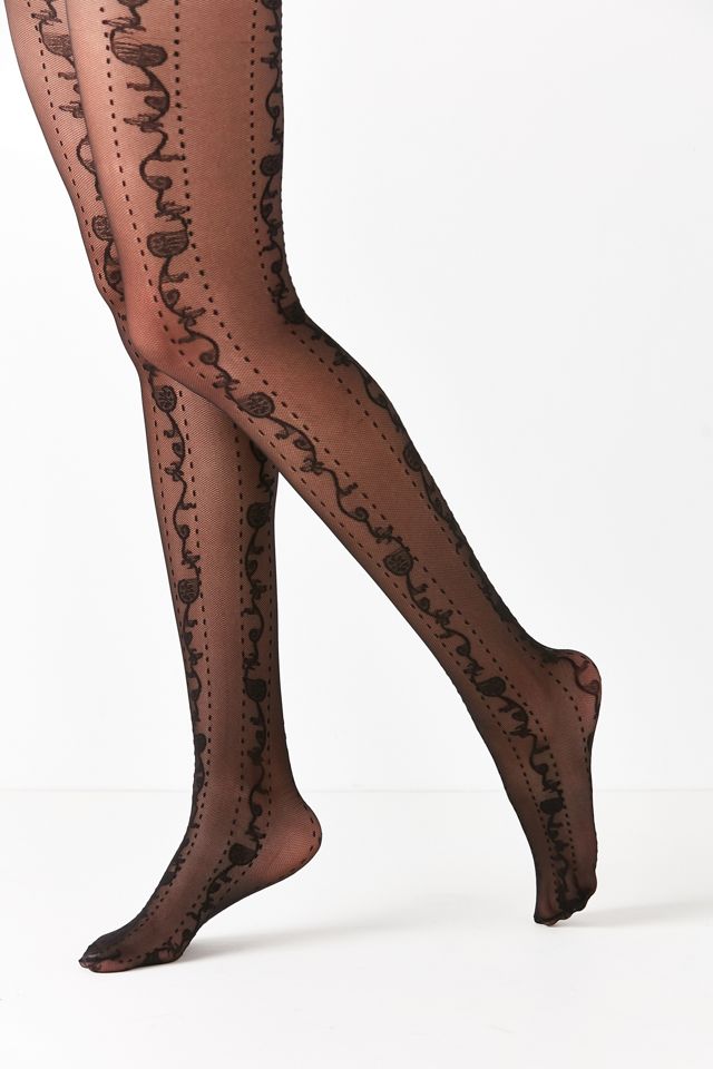 Collant dentelle rayure verticale Out From Under Urban - Main Image