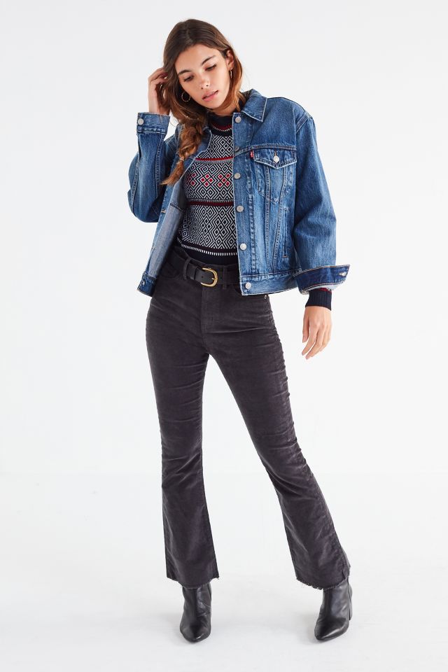 UO Cropped Fair Isle Crew-Neck Sweater #1