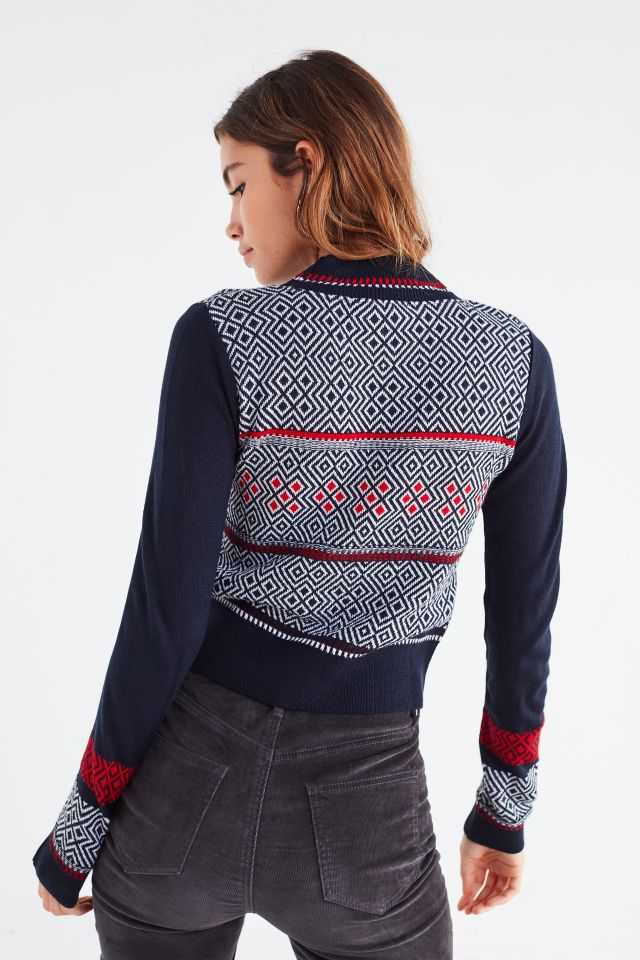 UO Cropped Fair Isle Crew-Neck Sweater #2