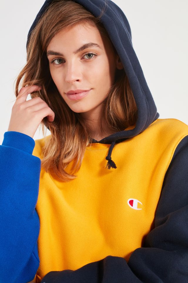 Champion Colorblock Hoodie Sweatshirt