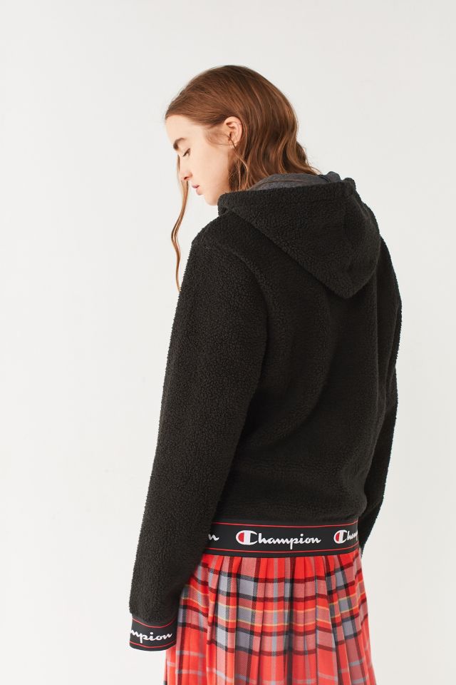 Champion Sherpa Zip Hoodie Sweatshirt #2