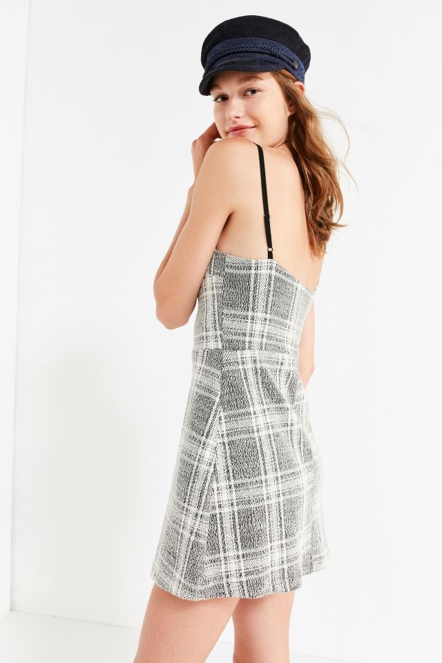 UO Cher Straight-Neck Mini Dress #3