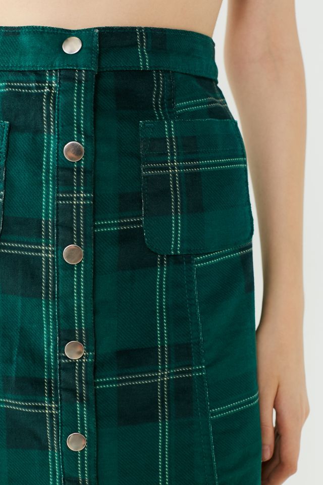 BDG Uncut Corduroy Button-Front Skirt #2