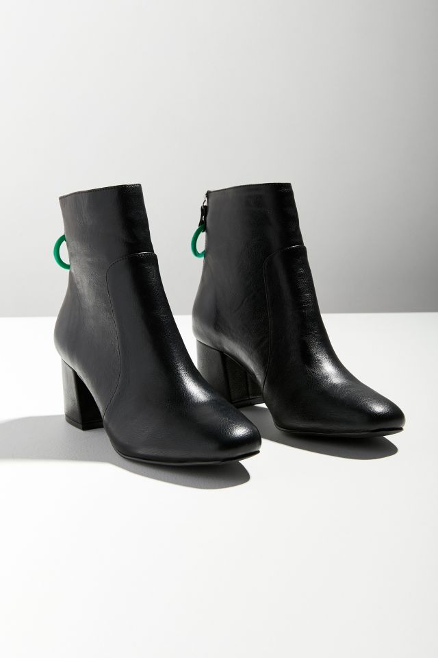 Harlow Faux Leather O-Ring Ankle Boot #1