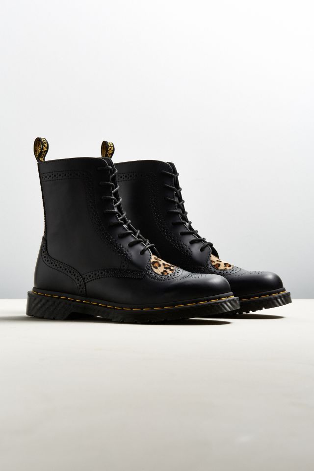 Doc martens leopard heart sale