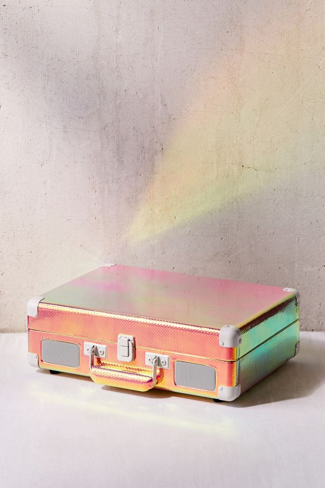 Crosley UO Exclusive Rainbow Holographic Cruiser Bluetooth Record Player #1