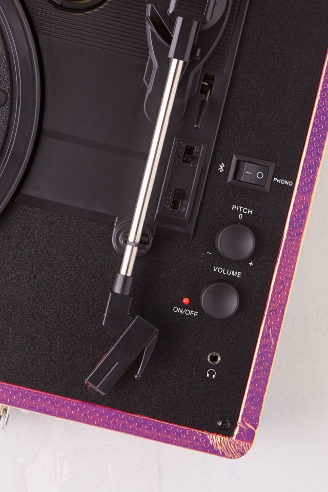 Crosley UO Exclusive Rainbow Holographic Cruiser Bluetooth Record Player #4