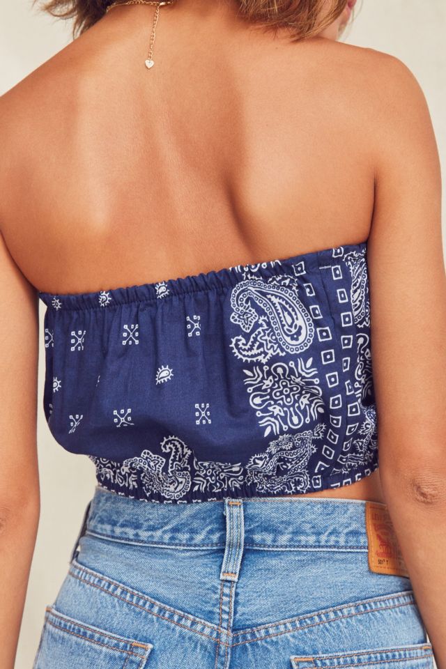 Urban Renewal Remade Bandana Tube Top