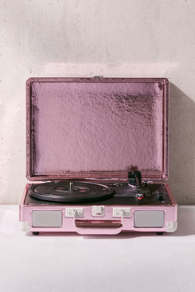 Crosley UO Exclusive Pink Foil Cruiser Bluetooth Record Player | Urban ...