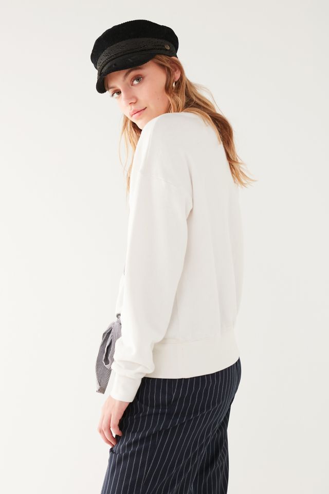 UO Tie-Through Lace-Up Sweatshirt #3