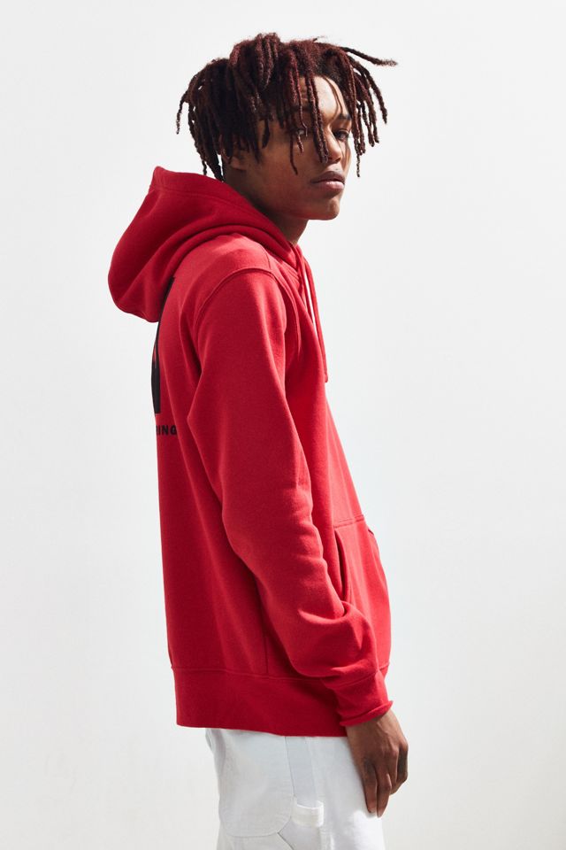 The North Face Red Box Logo Hoodie Sweatshirt | Urban Outfitters