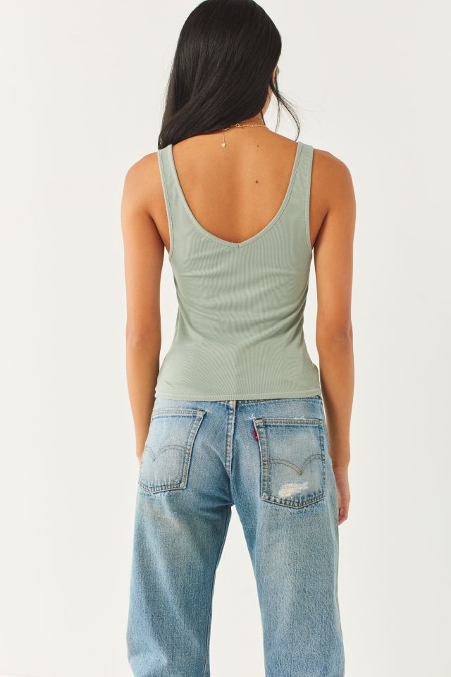 UO Leon Deep V-Neck Tank Top #1