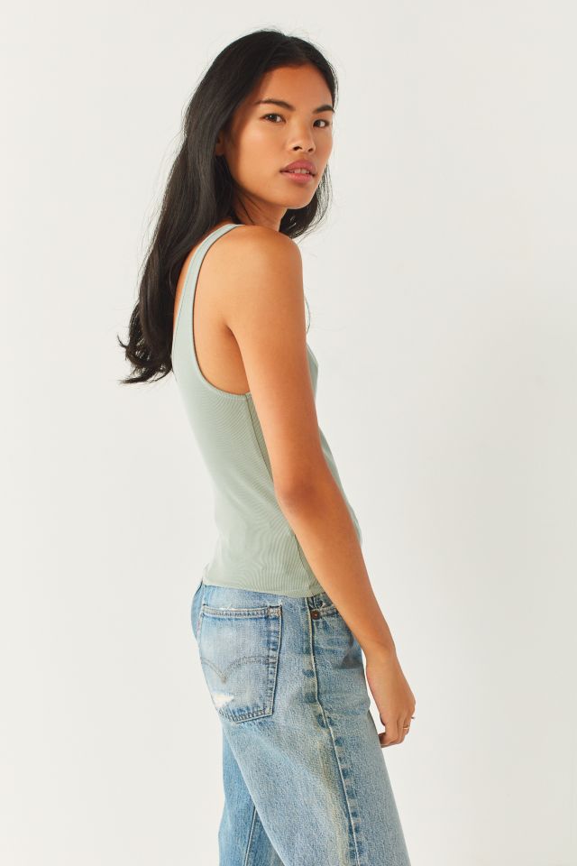 UO Leon Deep V-Neck Tank Top #4