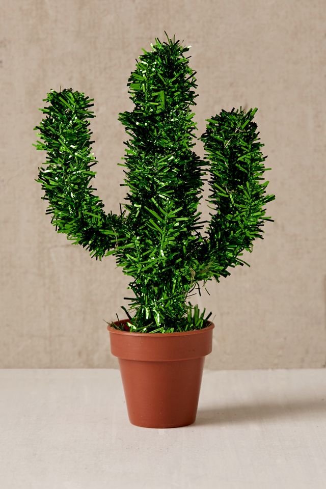 Light-Up Potted Cactus Christmas Tree #2