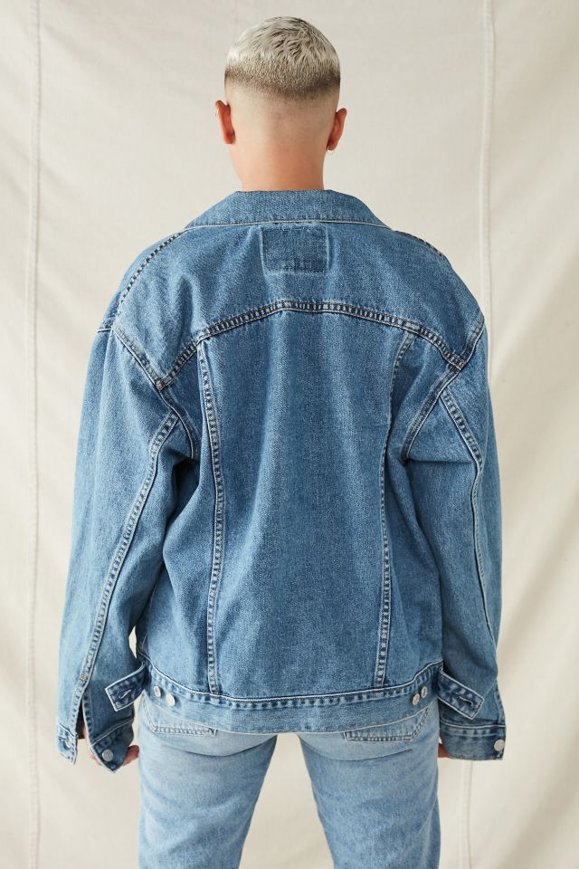 Vintage Flannel Lined Trucker Jacket #1
