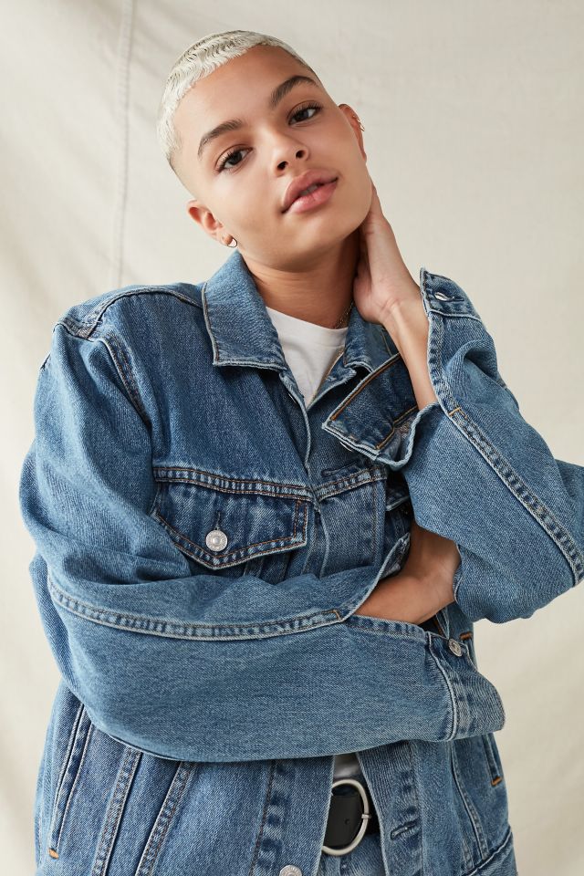 Vintage Flannel Lined Trucker Jacket #2