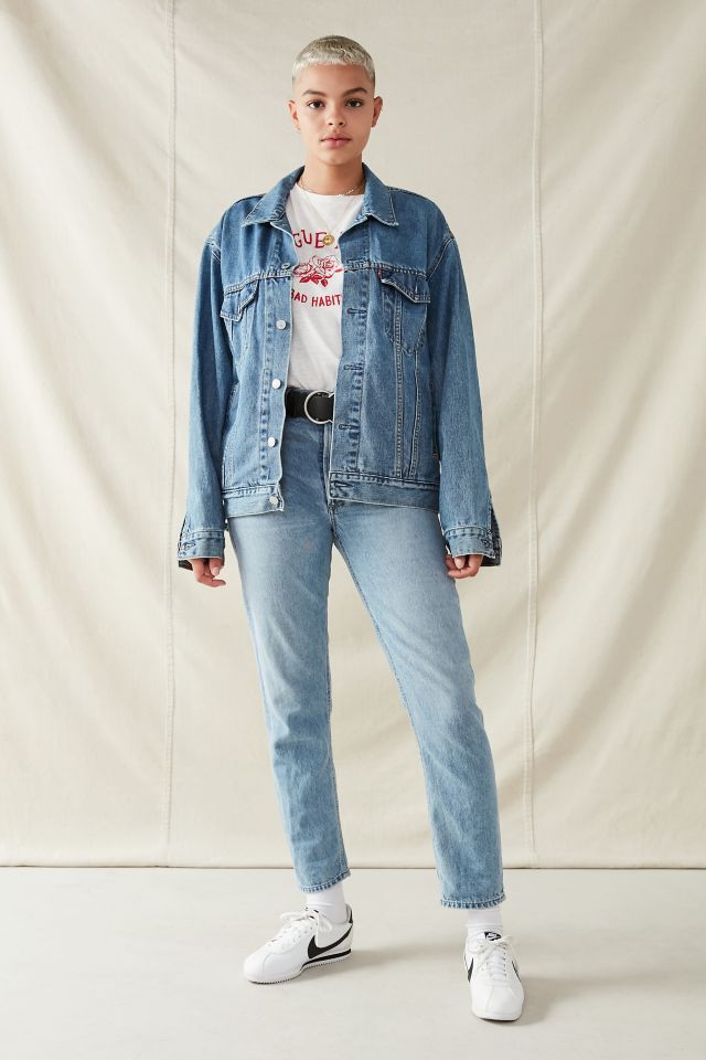 Vintage Flannel Lined Trucker Jacket #3