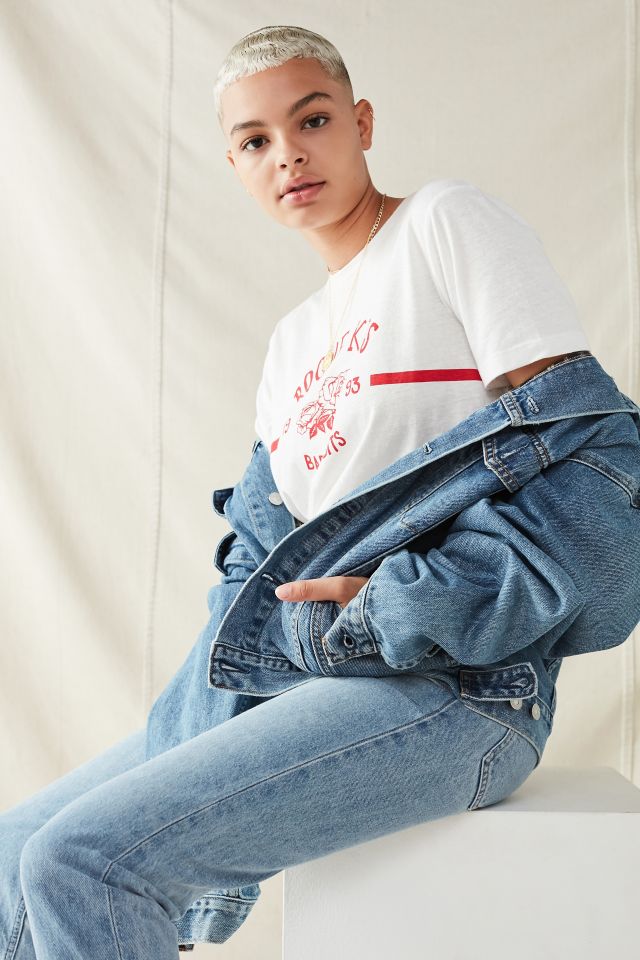 Vintage Flannel Lined Trucker Jacket #5