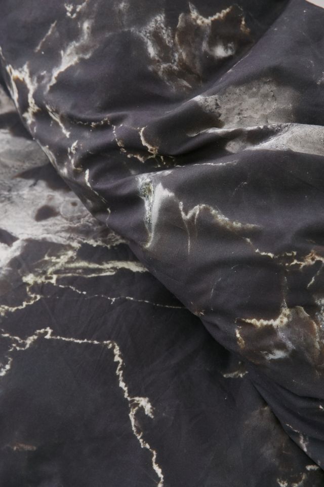 Midnight Marble Duvet Cover #4