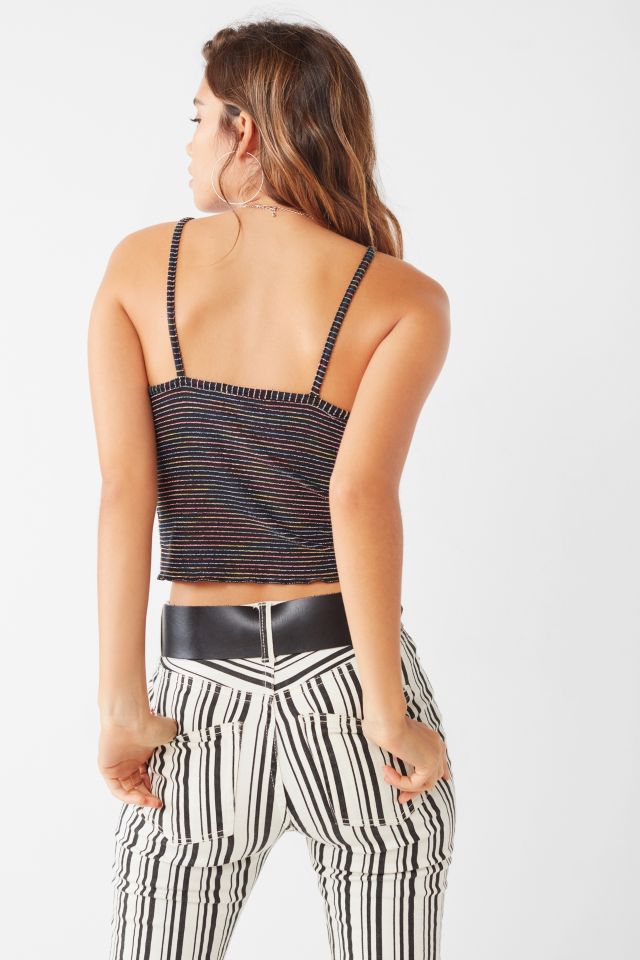 UO Lurex Lettuce Edge Cami #2