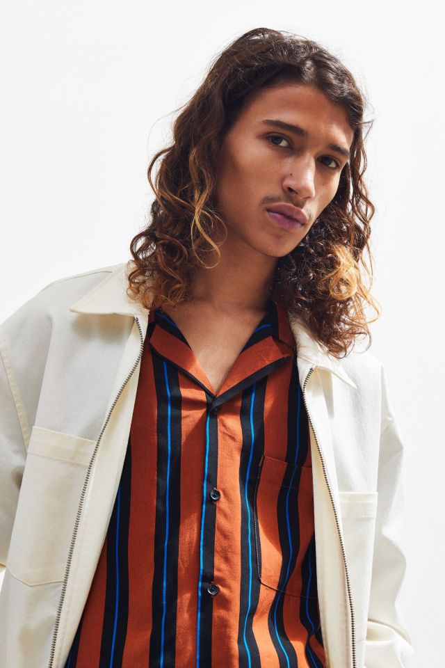 Your Neighbors Baseball Button-Down Shirt - Urban Outfitters