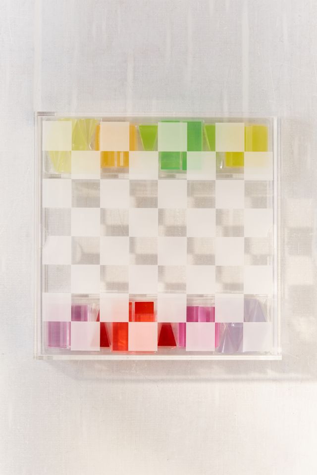 UO Neon Acrylic Chess Set #1