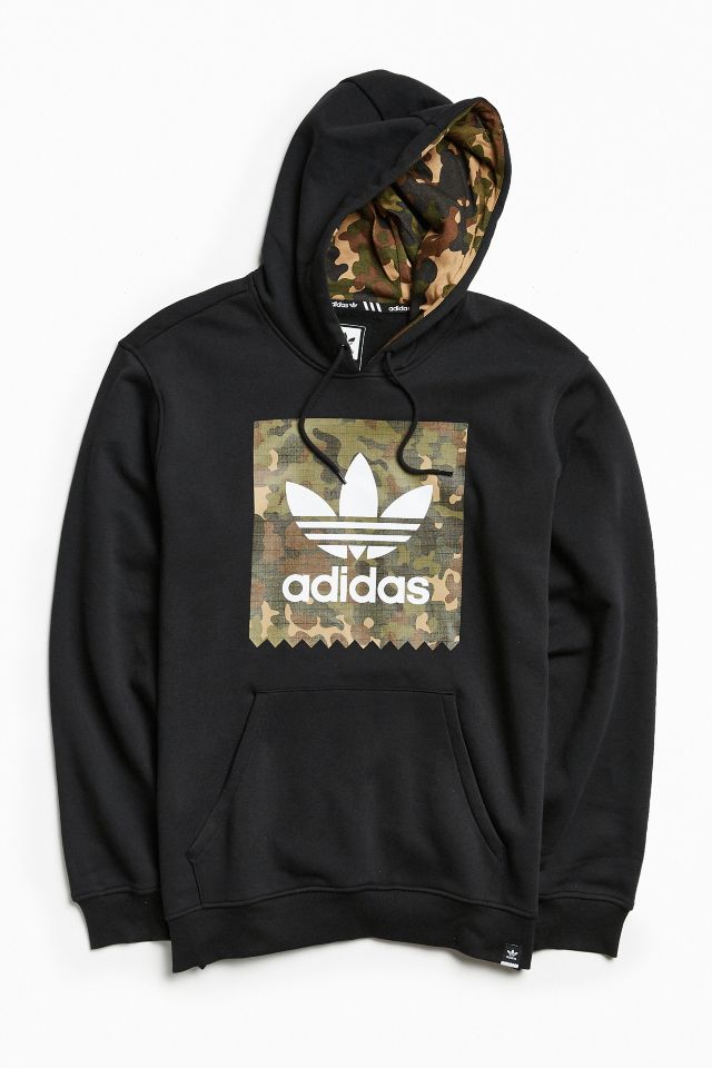 adidas Camo Logo Hoodie Sweatshirt Urban Outfitters