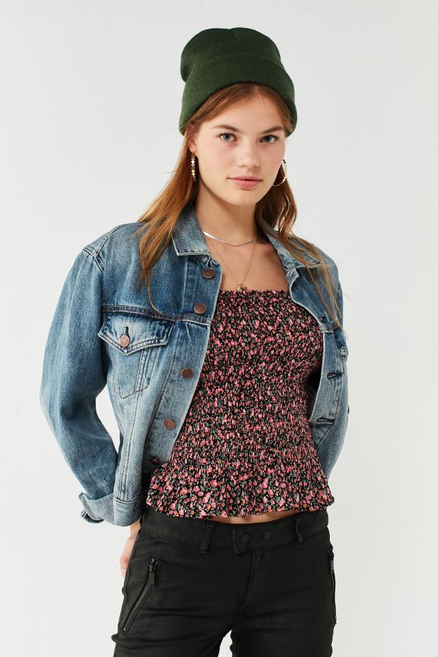 UO Stubborn Love Smocked Off-The-Shoulder Top #5